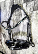 Midnight Navy Rolled Snaffle