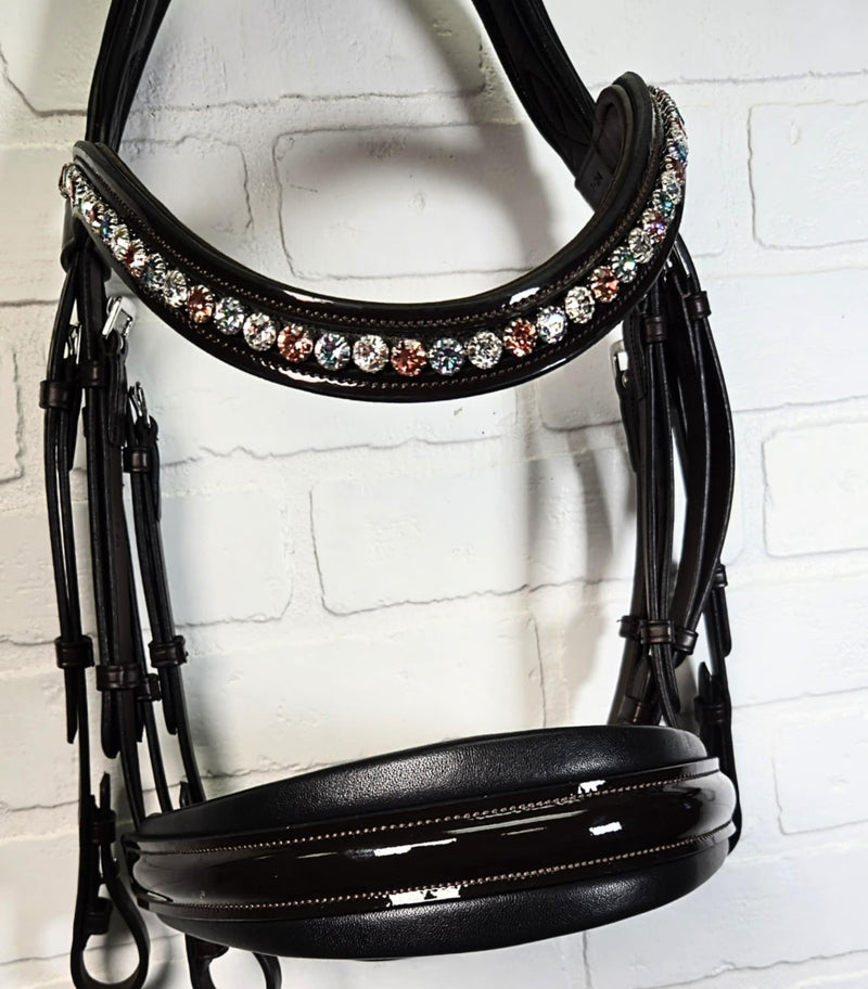 Limited Edition Brown Vitrail Double Bridle