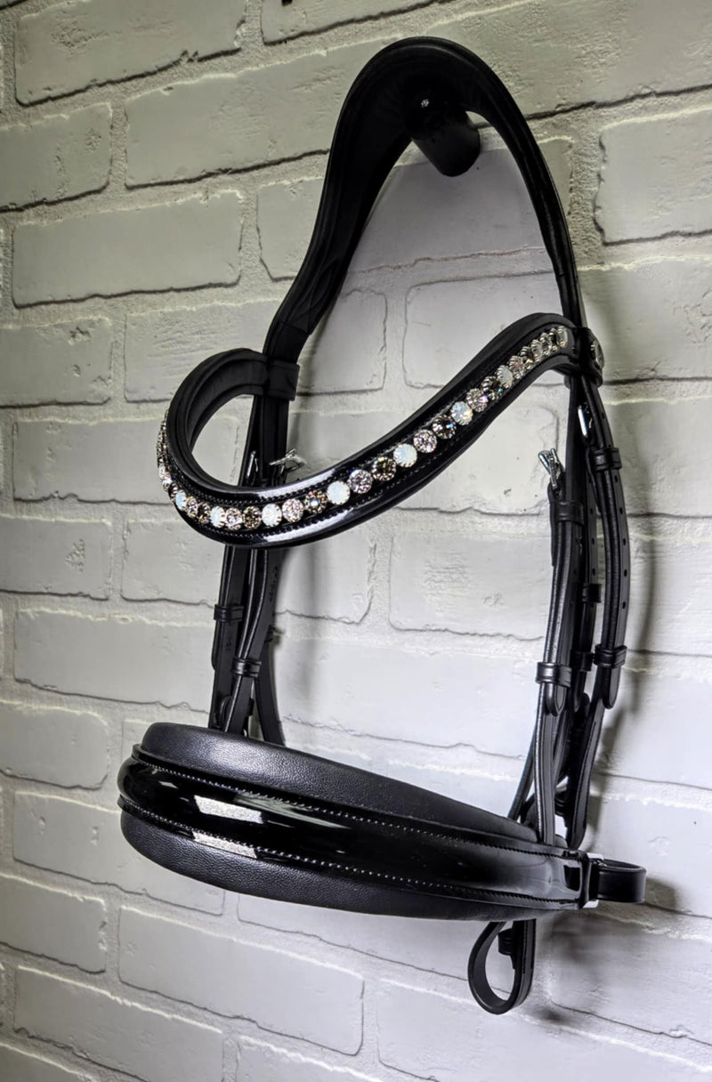 Limited Edition Extra Wide Double/ Flashless Cavesson/ Browband combo