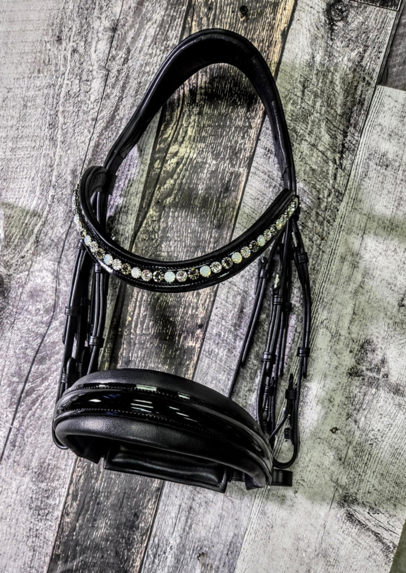 Limited Edition Extra Wide Patent Double Bridle