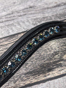 Twilight Blue Patent Wave Browband