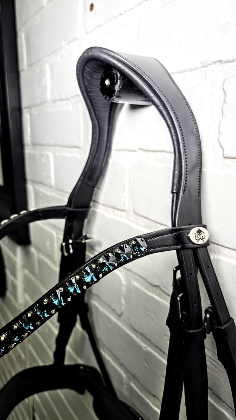 Midnight Navy Rolled Snaffle